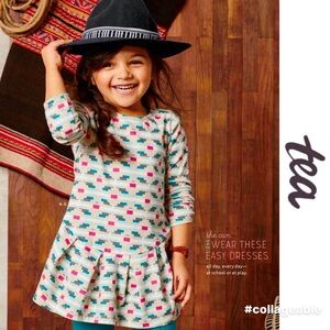 Tea Collection | "Natalia Feather" Skater Dress | Size 5